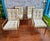 Mid Century Modern chairs that could be used as accent chairs, game table or dining room chairs. Scene-stealing glamour in...