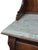 Late 19th Century Victorian Walnut Marble Top Washstand With Swivel Mirror & Lion Head Pulls For Sale - Image 5 of 12