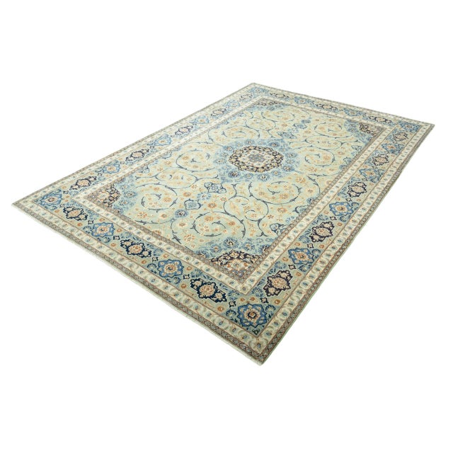 Mid-Century Modern Middle Eastern Kashan Rug For Sale - Image 3 of 13