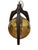 The Mid-Century Modern 1960’s Pearsall Style Walnut & Amber Glass Swag Light is a vintage piece perfect for any occasion....