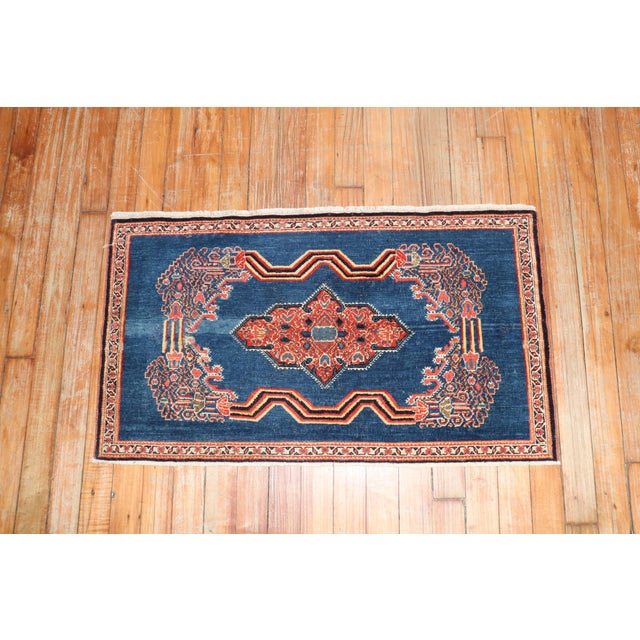 Antique Persian Senneh Rug For Sale - Image 4 of 18