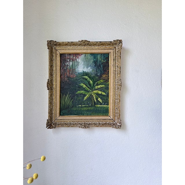 Carlos Padron, Landscape Composition, 1979, Oil Painting on Canvas, Framed For Sale - Image 4 of 18