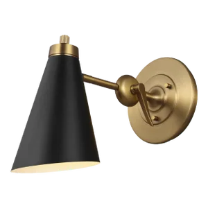 Thomas O'Brien by Visual Comfort Studio Signoret Task Sconce, Burnished Brass