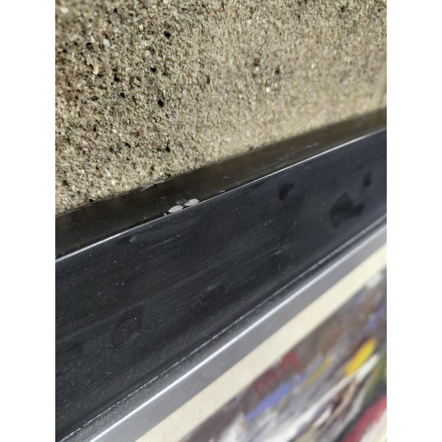 Red Framed Mira Still Life With Red Flowers and Lemons Print For Sale - Image 8 of 14