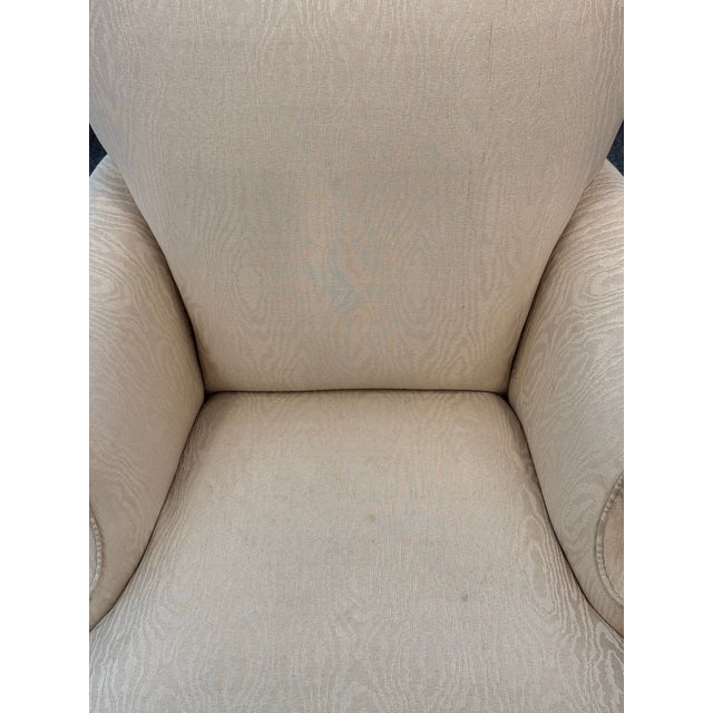Mid 20th Century Vintage French Zebra Fabric Chair For Sale - Image 5 of 8