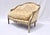 French Louis XvI Style Marquise Loveseat & Ottoman For Sale - Image 10 of 12