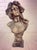 1960s Vintage Art Nouveau Bust of Young Woman, 1960 For Sale - Image 5 of 17