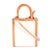 Celine Natural Tan Canvas Calfskin Mini Vertical Cabas Bag For Sale - Image 4 of 9