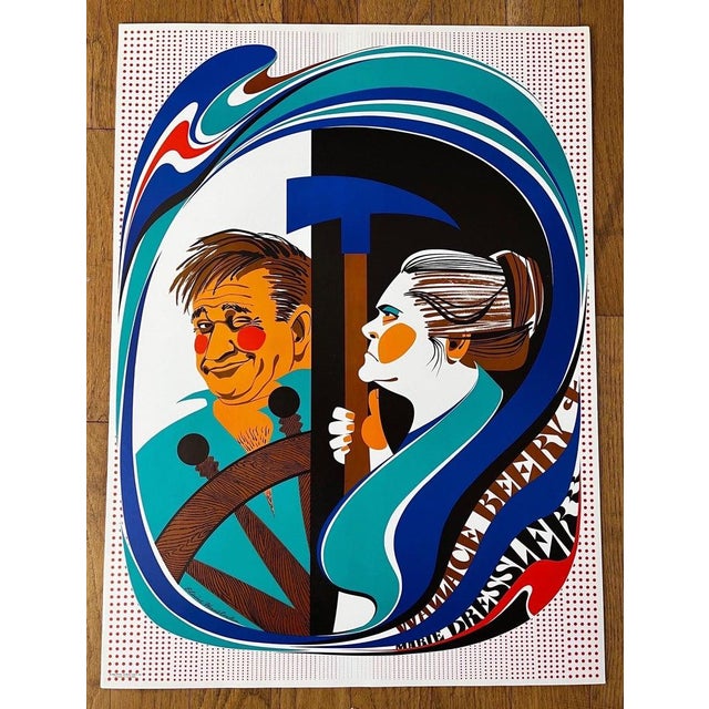 1968 Elaine Havelock Posters Printed by Royal Screen Craft Inc Set of