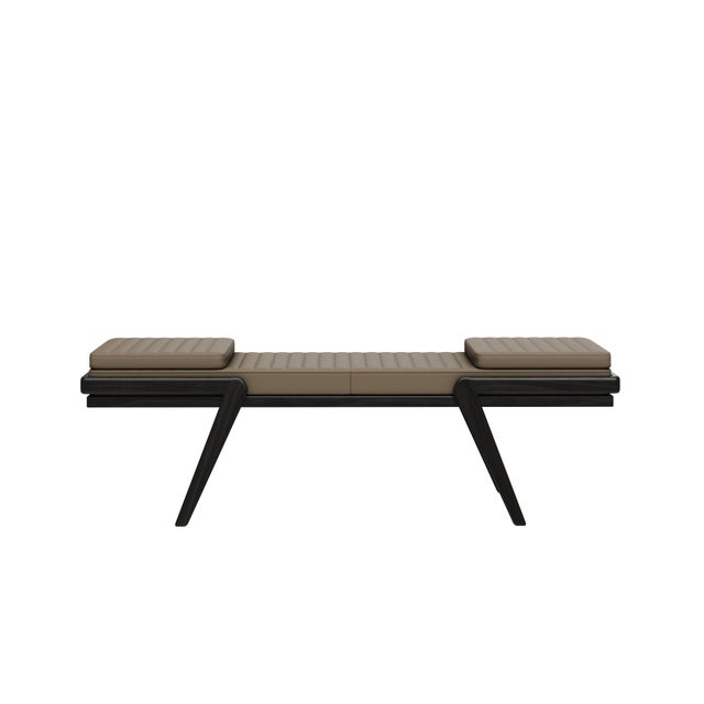 Milton Bench by Wood Tailors Club For Sale - Image 6 of 13