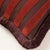 Add refined warmth and sophistication to your home with this striped cushion in rich chocolate brown and deep coral. The...