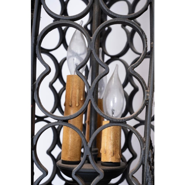 Metal Late 19th Century Wrought Iron Lantern For Sale - Image 7 of 9