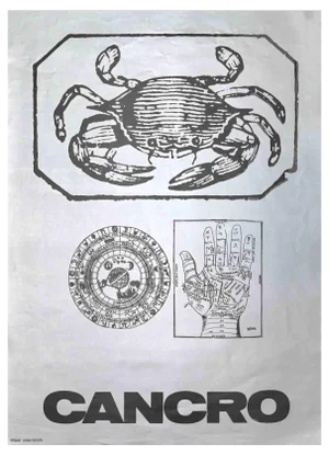 Sergio Barletta, Cancer, Screen Print, 1973