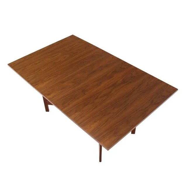 George Nelson Walnut Drop-Leaf Dining Table For Sale - Image 9 of 10