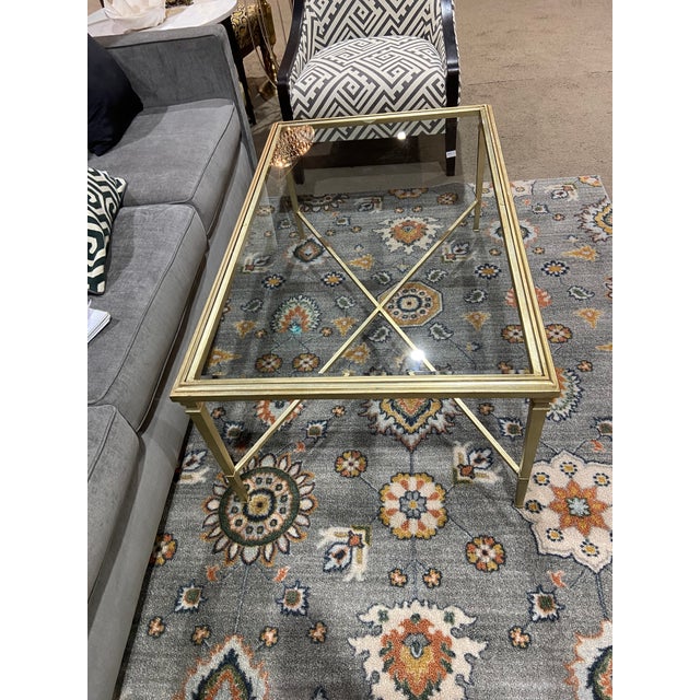 Ethan Allen Glass Coffee Table Chairish
