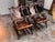 Design Plus Gallery presents a Pair of Chinoiserie Mother-of-Pearl Moon Gazing Recliner Chairs. The pair has ornate...