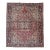Vintage Persian Heriz Rug, Hand-Knotted Wool, Geometric Medallion Pattern, Red & Ivory, 10x13 For Sale