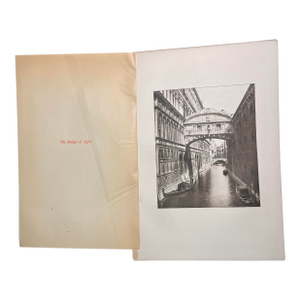 Antique Venice Bridge of Sighs Print