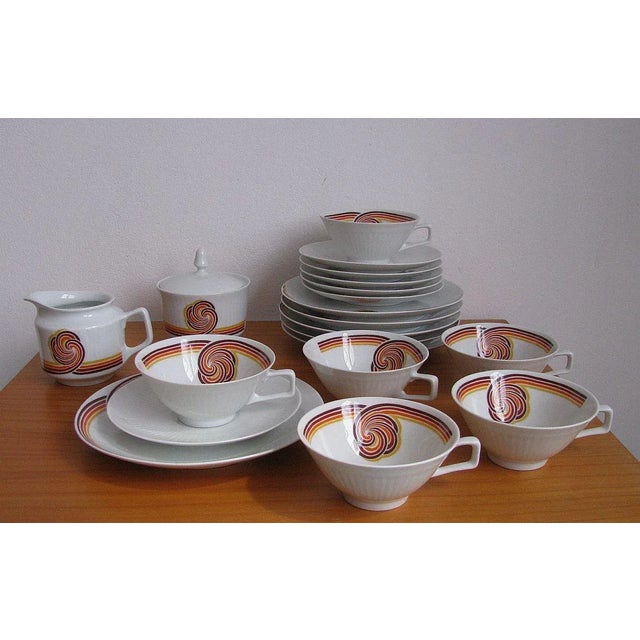 Coffee Service from Bareuther Waldsassen Bavaria, 1970s, Set of 20 For Sale - Image 16 of 17