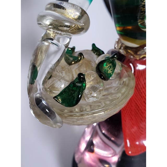 1950s Salviati Murano Glass Figure of a Woman For Sale - Image 12 of 18