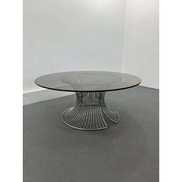 Coffee Table in Smoked Glass,1980s For Sale - Image 5 of 11