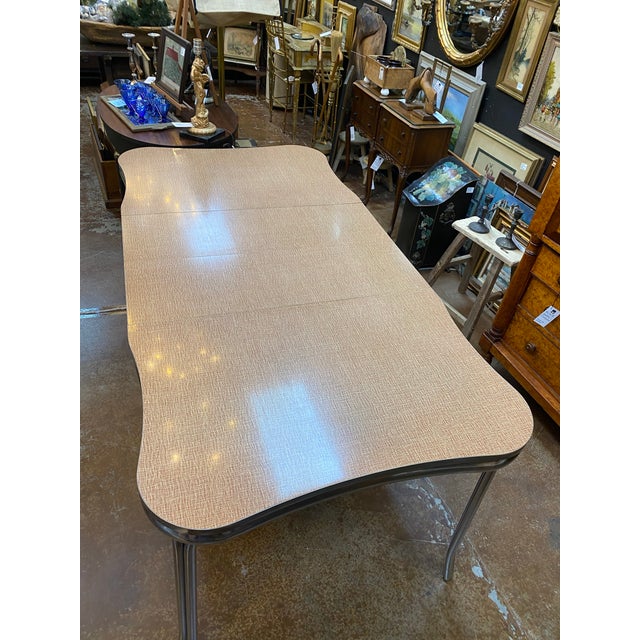 Chrome Vintage Diner Table and Chairs For Sale - Image 8 of 10