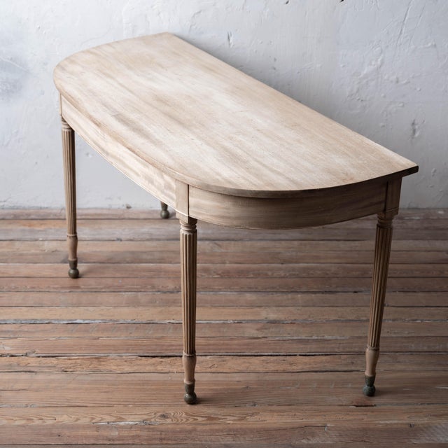 Regency Mahogany Demi-Lune Console Table, c.1815 For Sale - Image 4 of 9