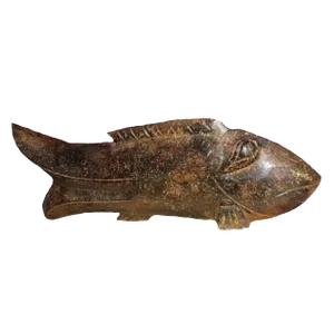 Giant 33" Granite Fish Neolithic Style