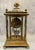 Late 19th Century French Crystal Regulator Clock. Brass and Cloisonne For Sale In Seattle - Image 6 of 12