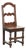Antique French Lorraine Oak Chair, 18th Century For Sale