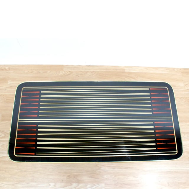 1960s Mid Century Atomic Backgammon Coffee Table For Sale - Image 4 of 12