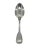 Antique French Christofle “Chinon” Glossy Silver Plate European Place Oval Soup Spoon With Monogram For Sale - Image 12 of 13