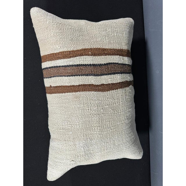 Turkish Hemp Pillow Cushion Natural Beige Brown Pillow Cushion Cover 16" x 24" #30148 Enhance your home decor with our...