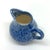 Vintage Mid-Century Modern Blue & White Splatterware Creamer and Sugar Bowl Set For Sale - Image 9 of 10