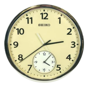 Large Postmodern Wall Clock from Seiko, 1980s