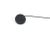 Mid-Century Modern Vintage Black Candle Snuffer, Twisted Scroll Handle, Spanish Revival For Sale - Image 3 of 7