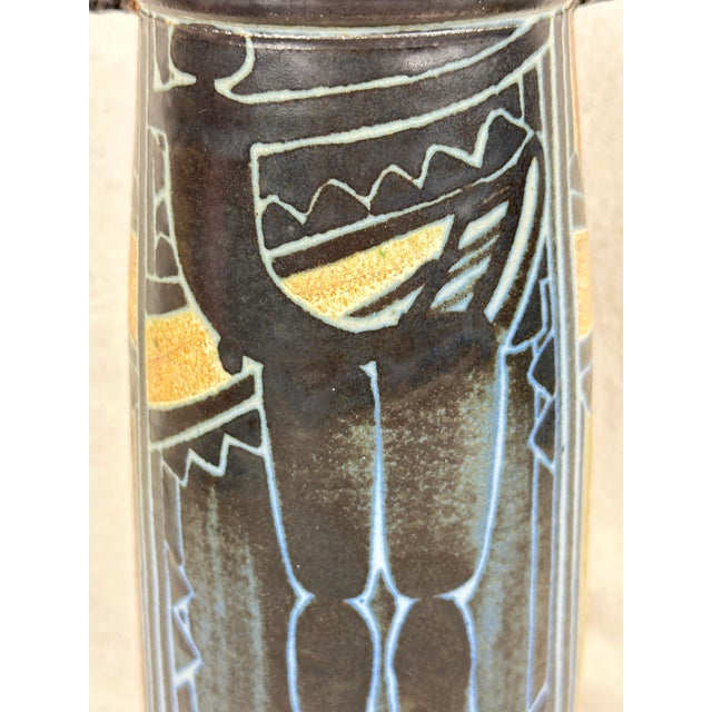 1990s Vintage Art Vase For Sale - Image 5 of 9