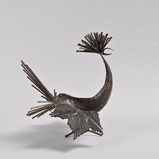 Michel Anasse, Sculpture of a Rooster, 1960s, Iron For Sale - Image 4 of 11