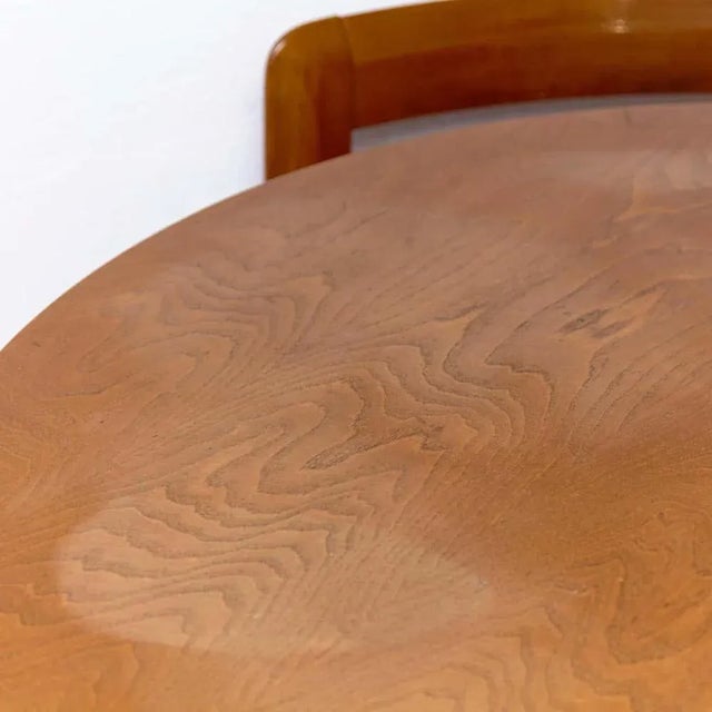 Wood Wooden Chairs and Dining Table by Guillaumes, 1960s, Set of 3 For Sale - Image 7 of 14
