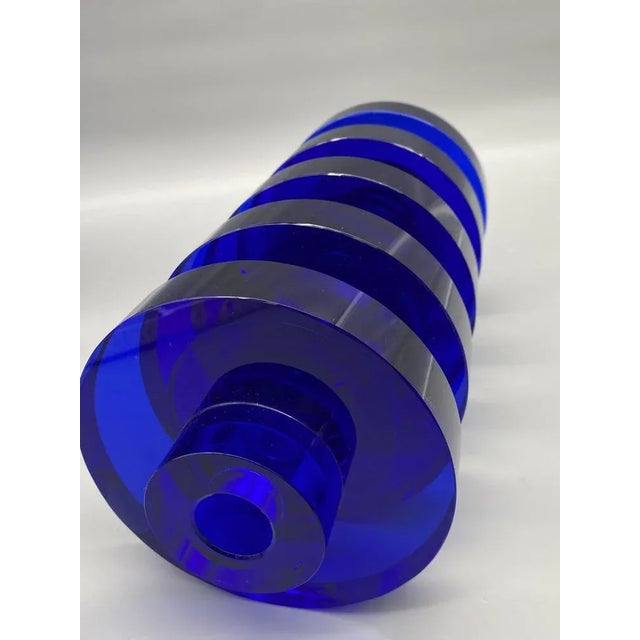 Crystal Glass Heliodor Candleholders by Arik Levy for Gaia & Gino, 2005, Set of 2 For Sale - Image 9 of 11