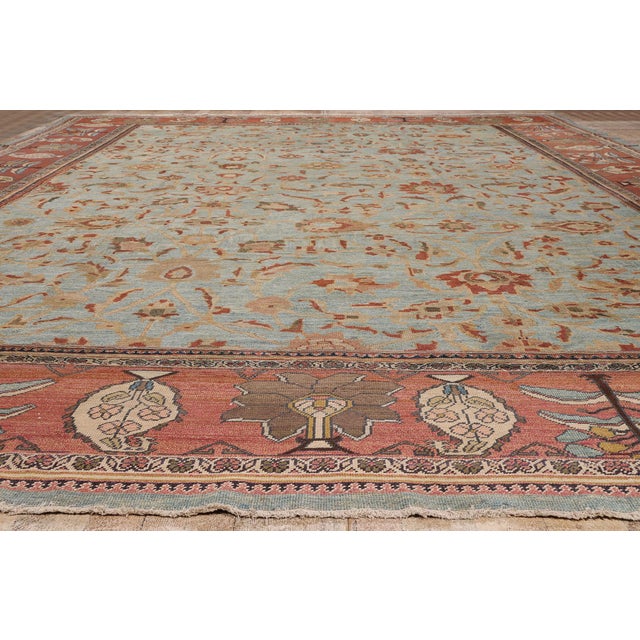 Late 19th Century Persian Sultanabad Rug, 15'05 X 20'00 For Sale - Image 9 of 10
