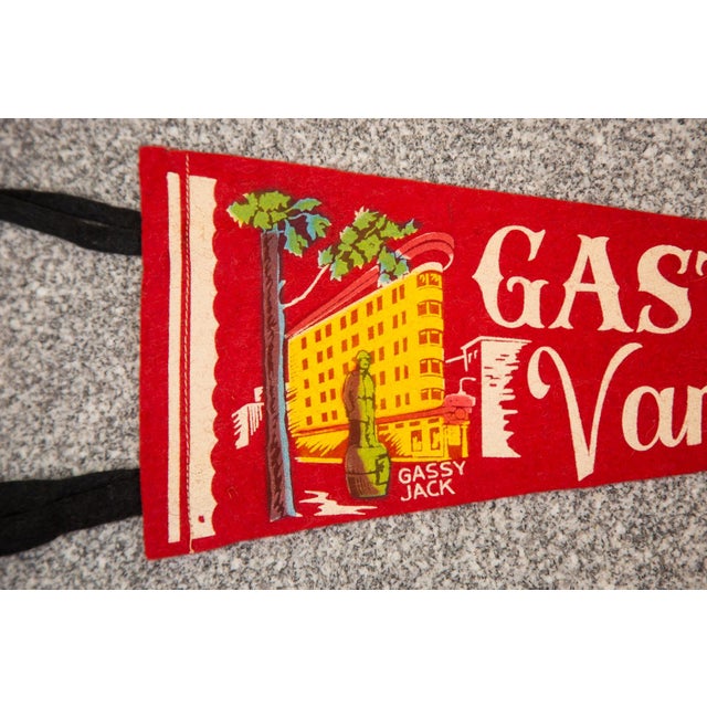 Gastown, Vancouver BC Canada Felt Flag Chairish