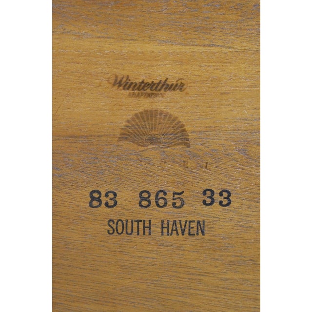 Kindel Winterthur Round Inlaid Coffee Table For Sale - Image 14 of 14
