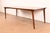 Mid-Century Modern John Van Koert for Drexel Mid-Century Modern Sculpted Walnut Extension Dining Table, Newly Refinished For Sale - Image 3 of 14
