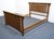 Contemporary Michael Howard Oak Contemporary Mission Style Queen Size Bed For Sale - Image 3 of 11