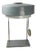 Industrial Gray Table Lamp, 1980s For Sale