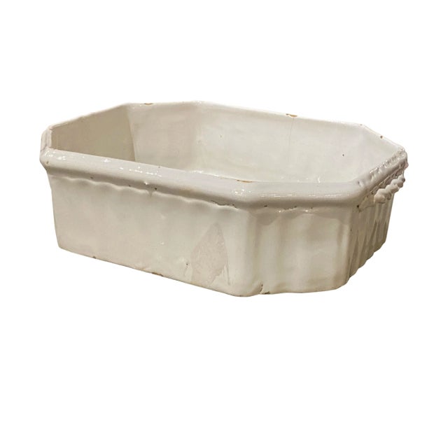 Early 19th Century Early 19th Century French White Faience Dish For Sale - Image 5 of 7