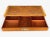Refined Neoclassical French Empire Desk With Leather Top and Sculptural X Base For Sale - Image 10 of 18