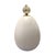 White Murano Egg Lamp For Sale - Image 3 of 3