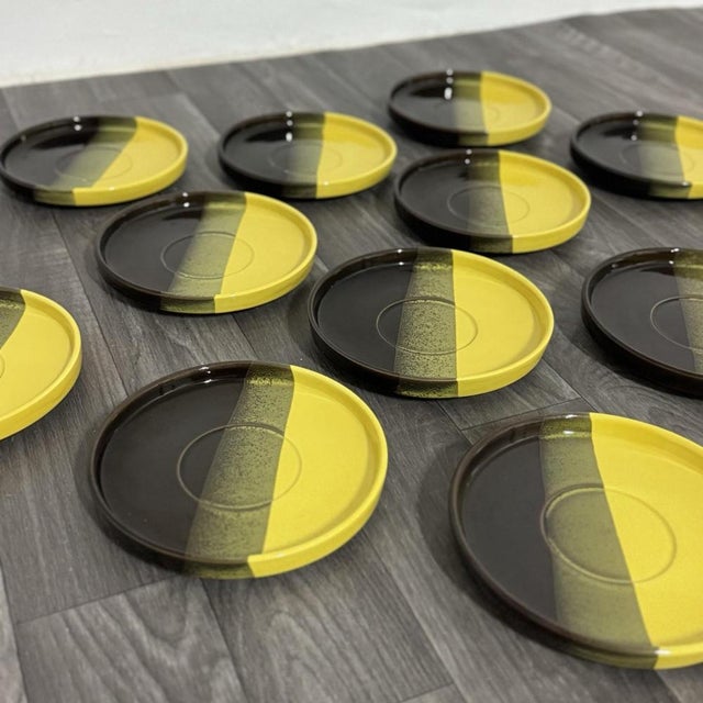 Ceramic Dinner Plates from Societa Ceramica Italiana, 1970s, Set of 12 For Sale - Image 10 of 11